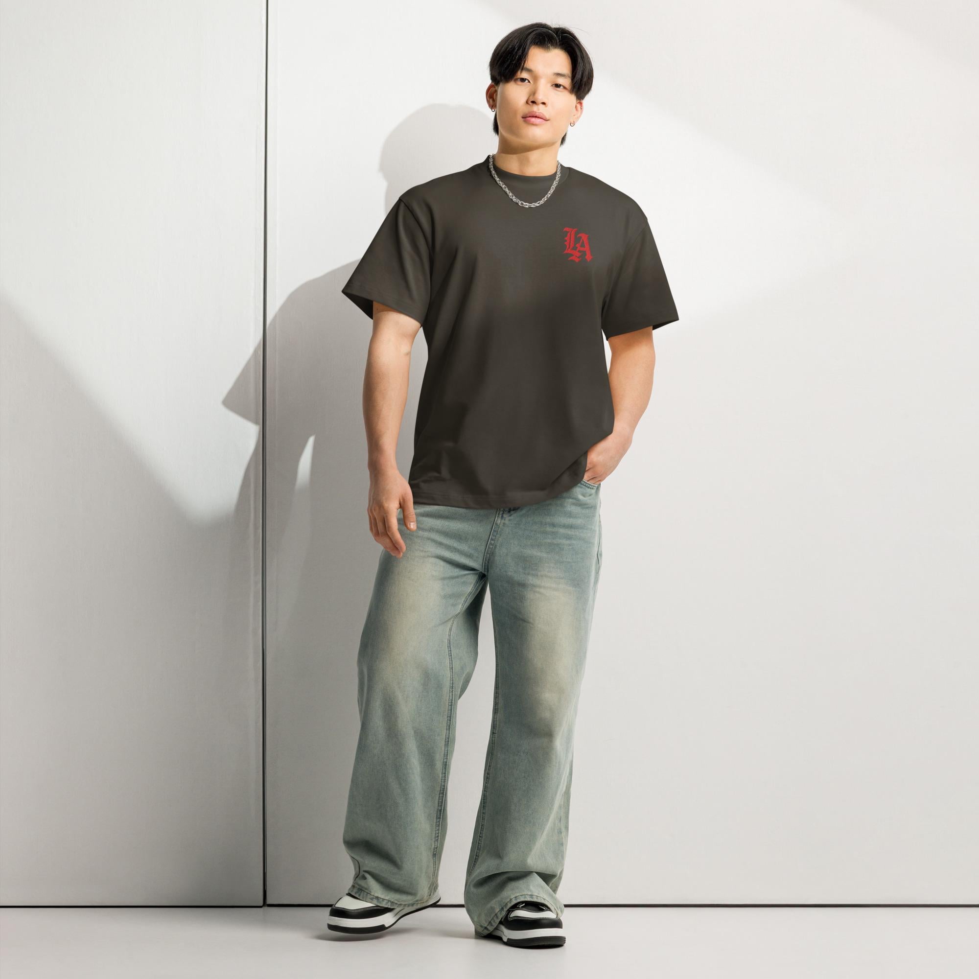 Clef Club Box Tee w/Red Embroidery