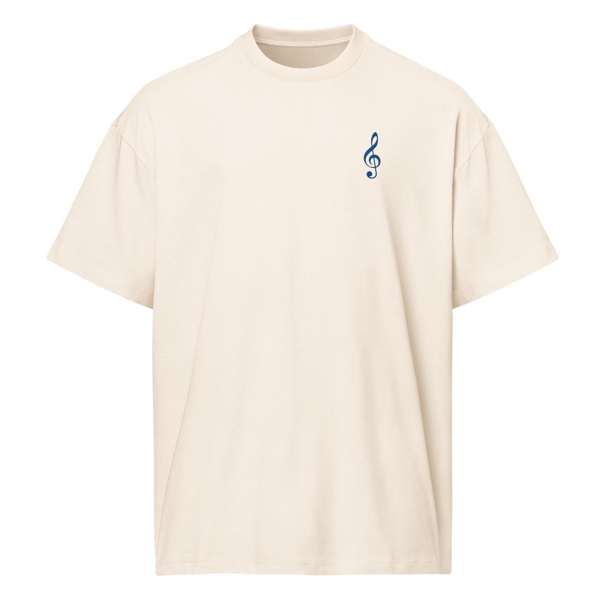 Clef Club Box Tee w/Royal Embroidery