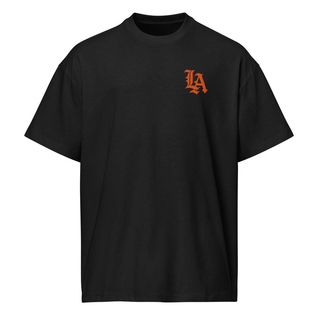 Old English LA Box w/Tee Orange Embroidery