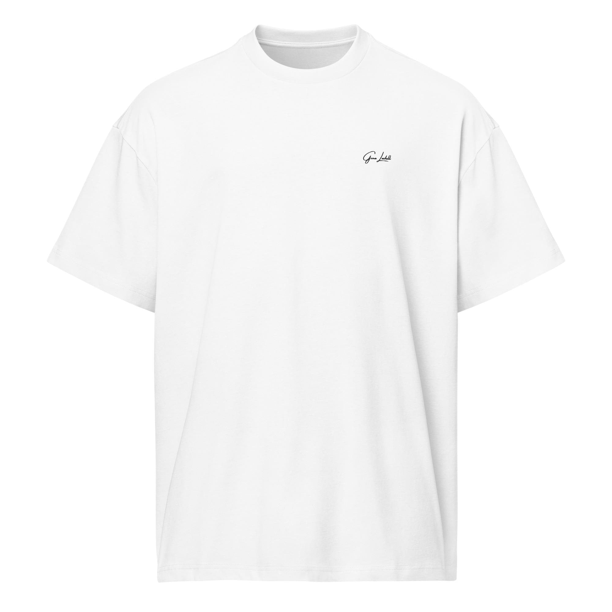 Gene Ladell Box Tee w/Black Embroidery